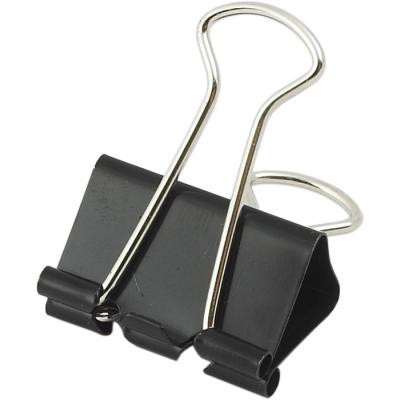 Биндер металлический Buromax 25мм, 12шт, black (BM.5304) Винница - изображение 1