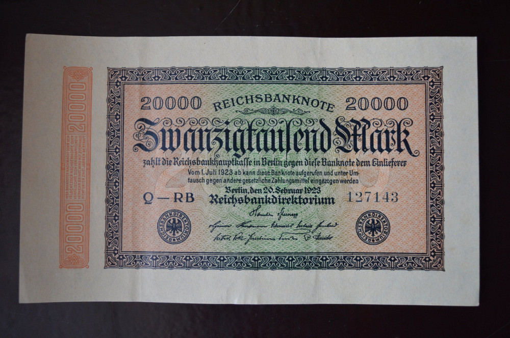 Германия 20000 марок 1923 год Состояние(Г-2) 4 Полтава - изображение 1