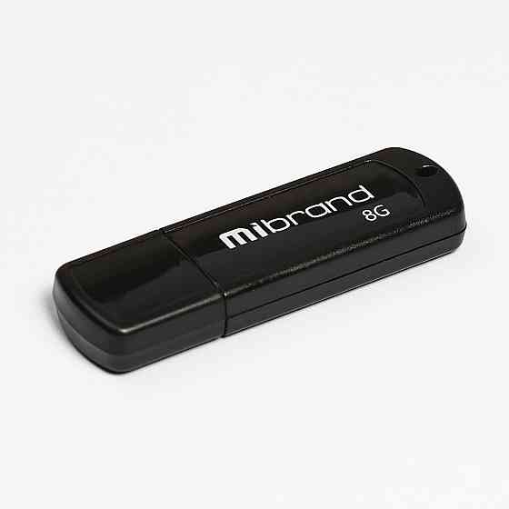 Flash Mibrand USB 2.0 Grizzly 8Gb Black Киев