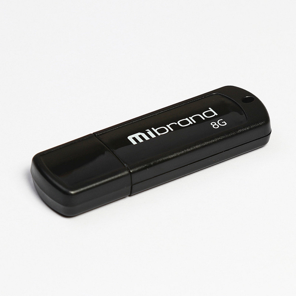 Flash Mibrand USB 2.0 Grizzly 8Gb Black Киев - изображение 1