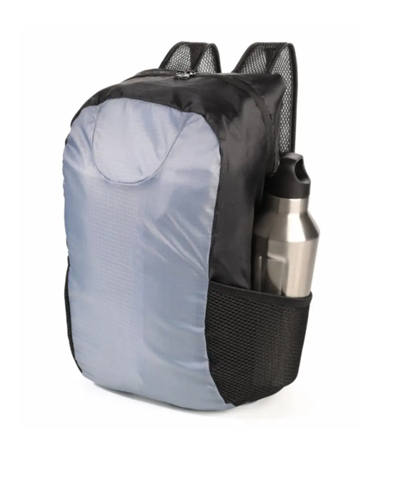 Рюкзак складаний Troika 18 л водовідштовхувальний поліестер Сірий Київ - фото 1