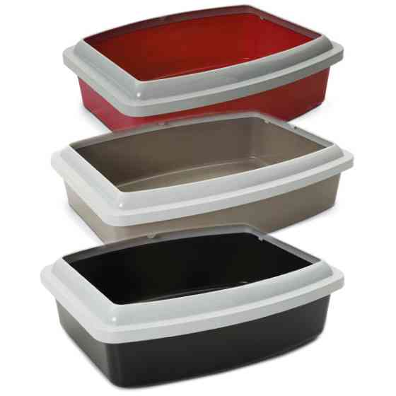 Savic Oval Tray+Rim САВІК ОВАЛ ТРЕЙ+РИМ туалет з бортиком для котів, 56х43х14см Київ