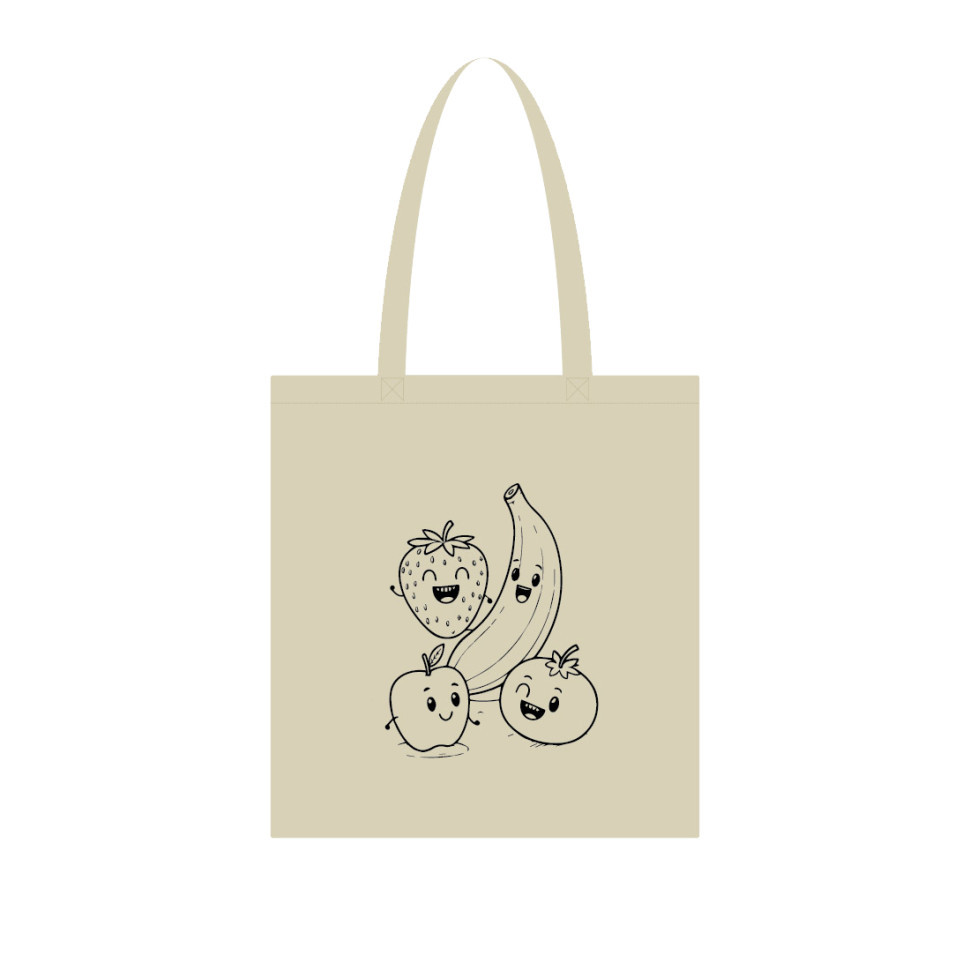 Екосумка для покупок "Фрукти" Сумка-шоппер 190CCT-6, 38 x 42 см (190г/м2) Вінниця - фото 1