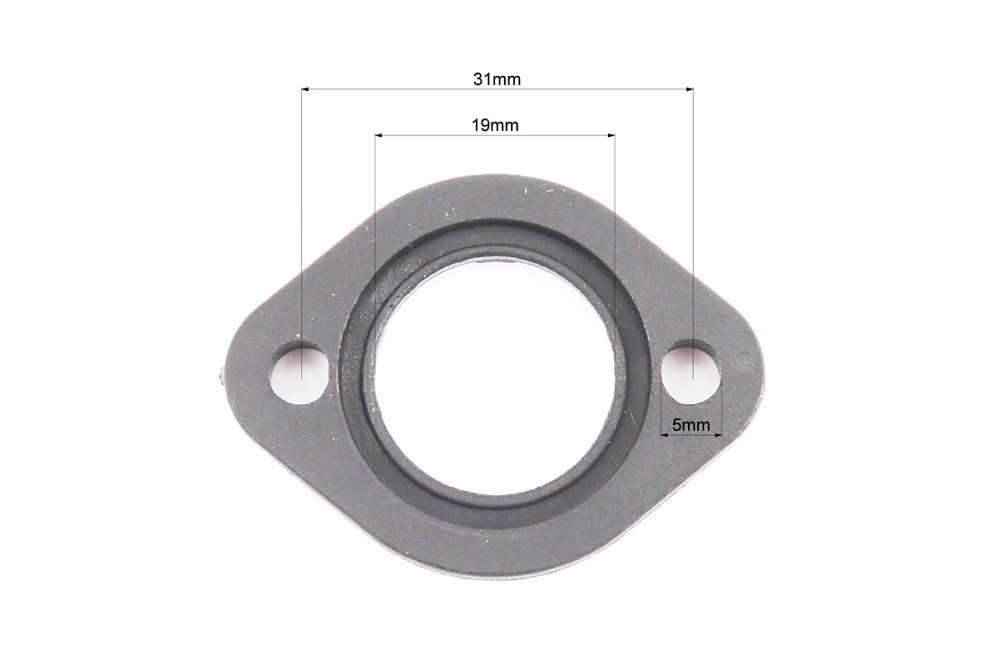 Пластина патрубка карбюратора (пластик) 4500/5200 Киев - изображение 3
