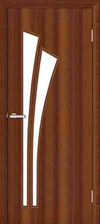 Межкомнатные двери Омис Пальма ЗС Орех Экошпон 700х2000 мм Киев