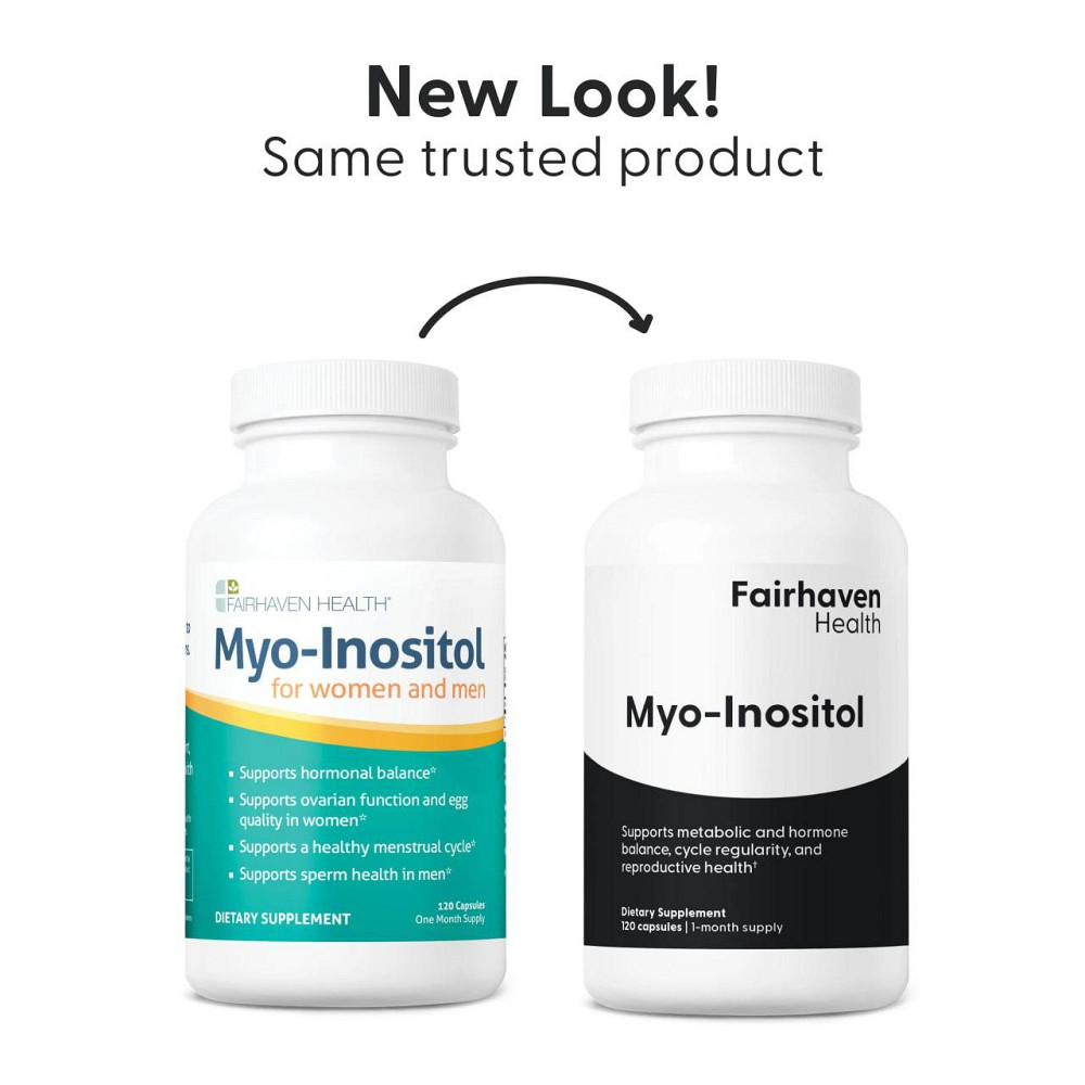 Вітамини Fairhaven Health Міо-Інозитол Myo-Inositol 120 капс Київ - фото 3