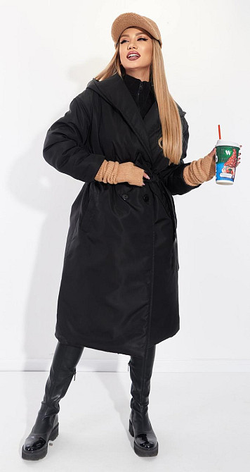 Модне пальто з плащової тканини (42) Київ - фото 5