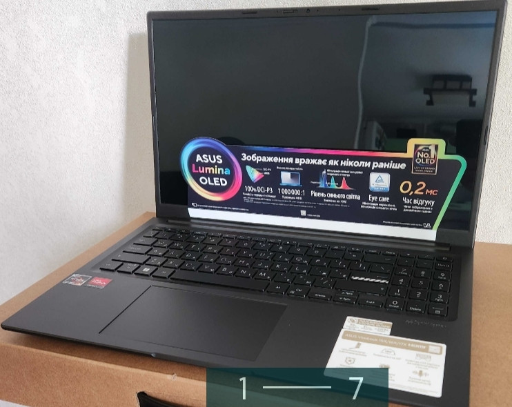 Ноутбук ASUS Vivobook 15X OLED R5 7530/ 16/512Gb. Харків - фото 7