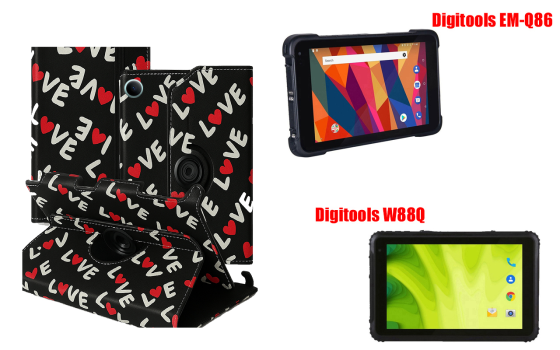 Чехол Spinner360 для планшета Digitools EM-Q86, W88Q, цвет Art-Premium Киев