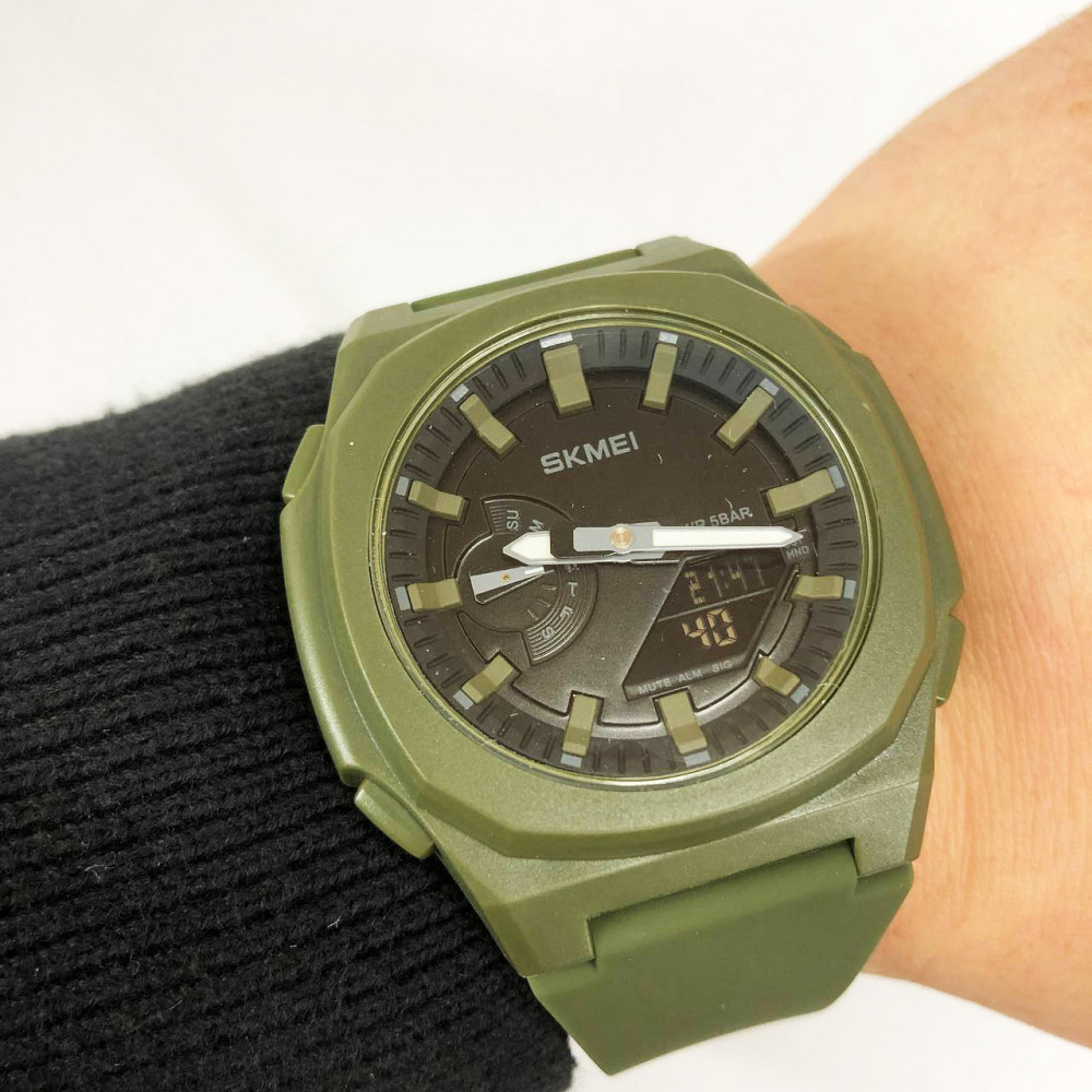 Водонепроницаемые часы с гарантией SKMEI 2091AGBK, Наручные часы мужские тактические мужские TX-63 Львов - изображение 5