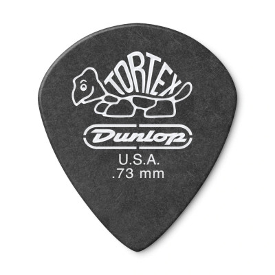 Медіатор Jim Dunlop Tortex Pitch Black Jazz III Pick .73mm 12 шт. (482P.73) Вінниця - фото 1