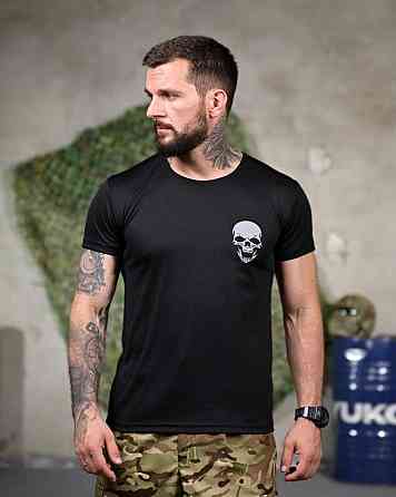Тактична потовідвідна футболка Донецька зона black РП7343 Одеса