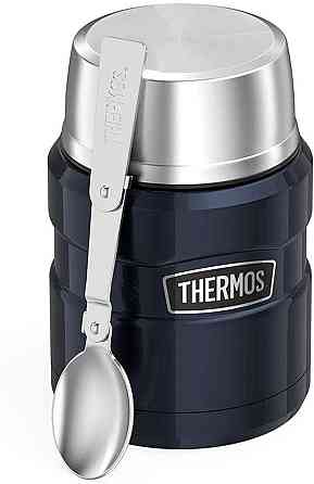 Термос для Їжі з ложкою 0,47 літрів Thermos King Food Flask" (173020) Нержавіюча сталь Нововолинськ