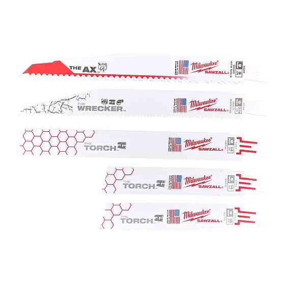 Набір полотен для шаб. пили SAWZALL MILWAUKEE, (5шт) Одесса
