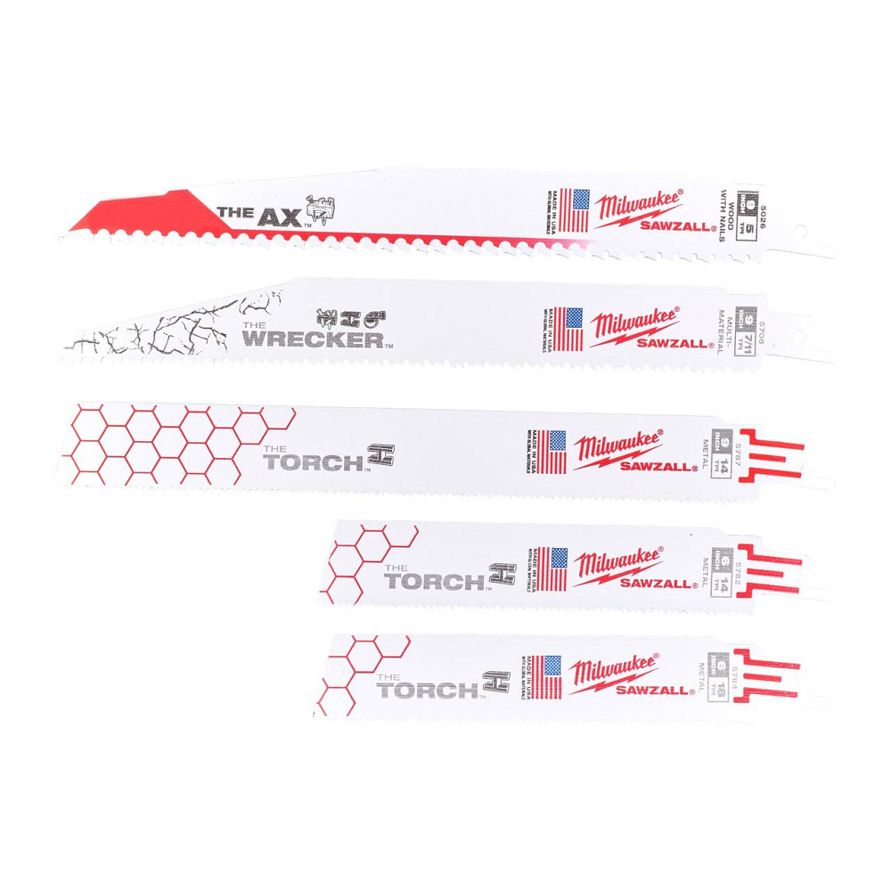 Набір полотен для шаб. пили SAWZALL MILWAUKEE, (5шт) Одесса - изображение 1