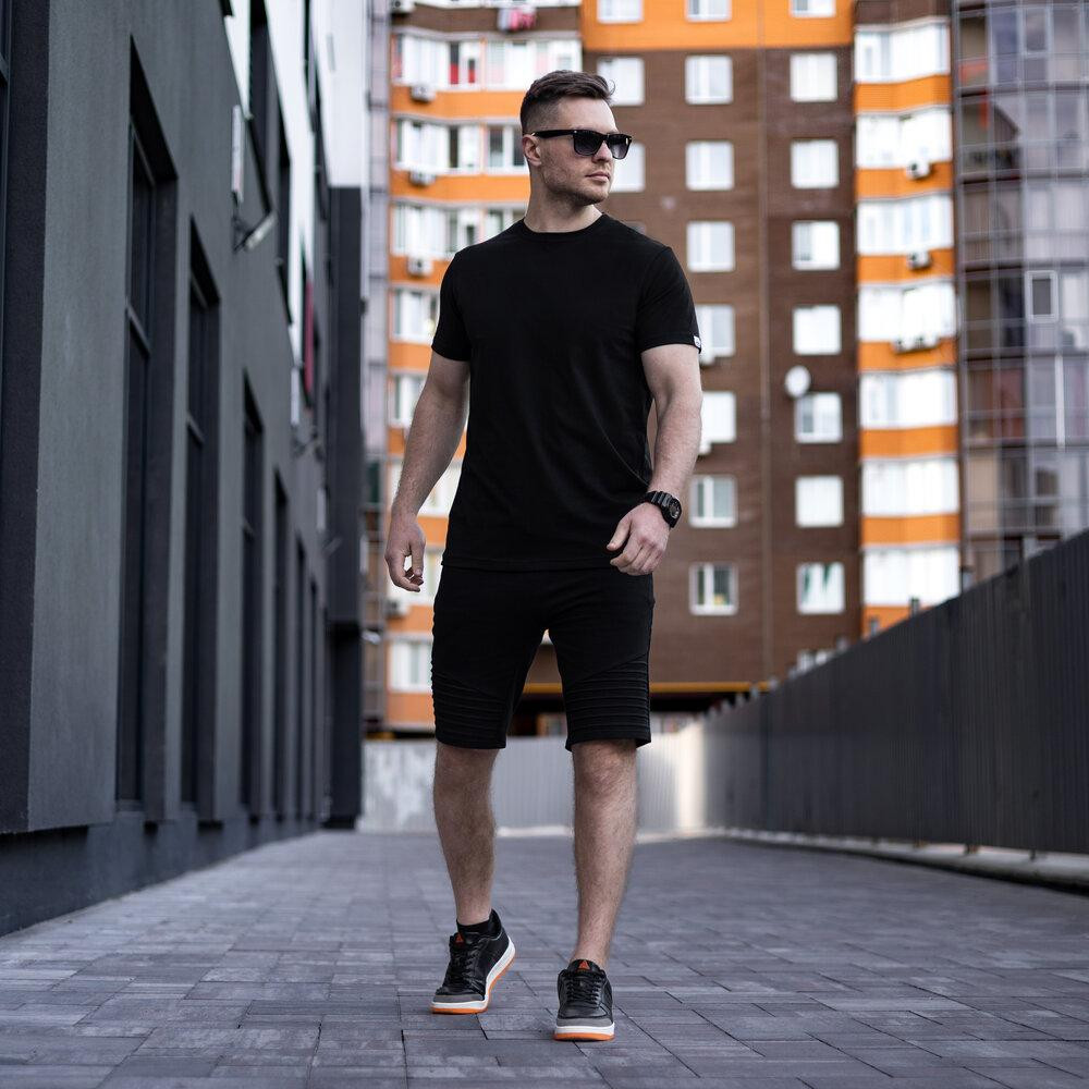 Чоловіча футболка бавовняна Pobedov Peremoga чорна Київ - фото 7