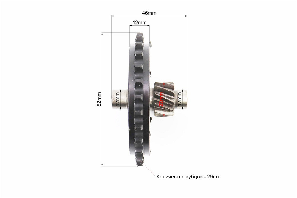 Зірка варіатора задня (пластмас) із валом всеред. Киев - изображение 3
