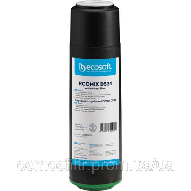 Картридж з сумішшю EcomixD Ecosoft 2,5"x10" (CRV2510ECO) Київ - фото 1