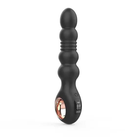 Анальний вібратор з пульсацією Loviss Thor Thrusting Anal Plug, 2 мотори Львів