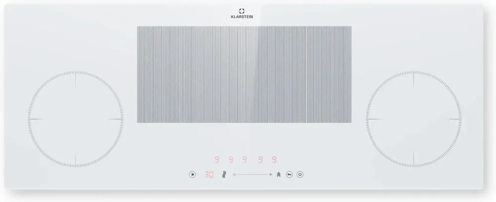 Варочная поверхность Klarstein Delicatessa 90 Slim Hybrid Biały Киев - изображение 1