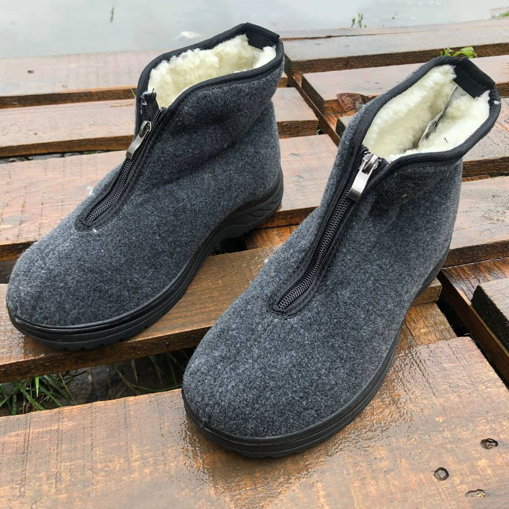 Бурки низькі 43р 28см, Черевики робочі на хутрі, Чоловіче взуття для тактичного використання QJ-24 Львів - фото 9