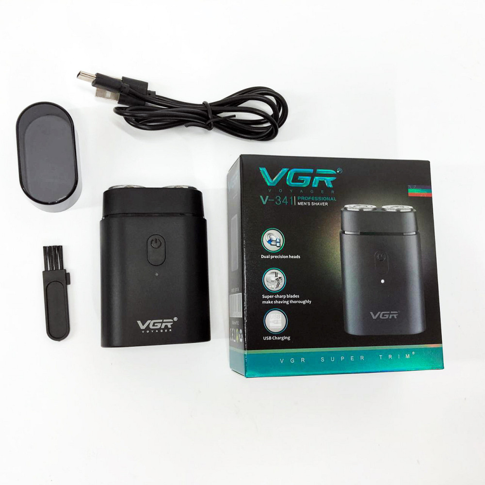 Електробритва для ідеального гоління VGR V-341, Бездротова електрична бритва для гоління ZX-74 Івано-Франківськ - фото 4