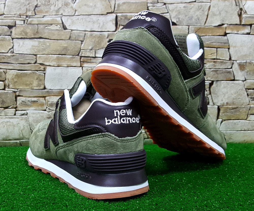Чоловічі кросівки New Balance Black/Green ML574EGK Суми - фото 3