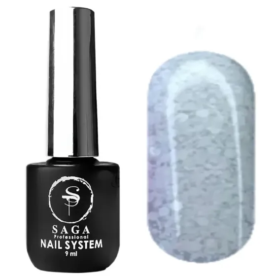 Гель-лак SAGA Marmelade №6 летняя коллекция оттенков мармелада (белый с хлопьями), 9 мл Киев
