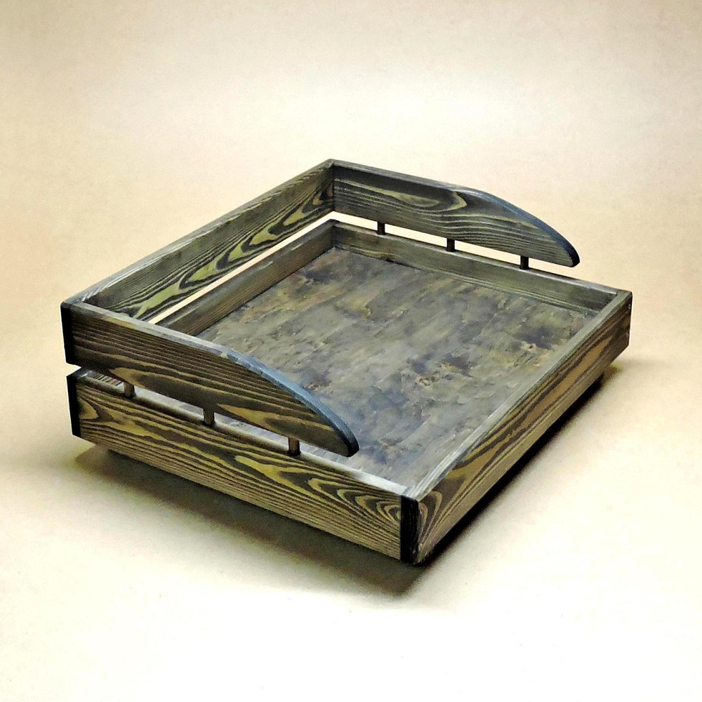 Лежак деревянный для собаки 