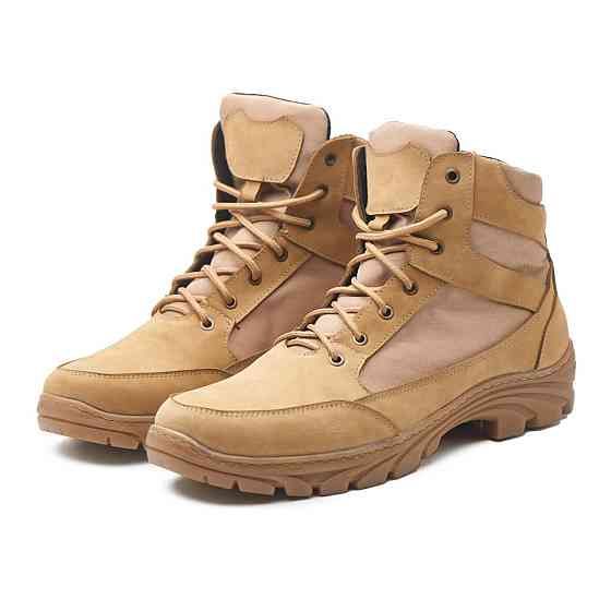 Зимові, справжні чоловічі тактичні черевики, берці, кольору кайот Харків