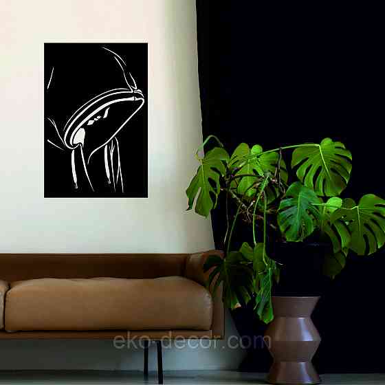 Декоративне настінне Панно «Силует», Декор на стіну Київ