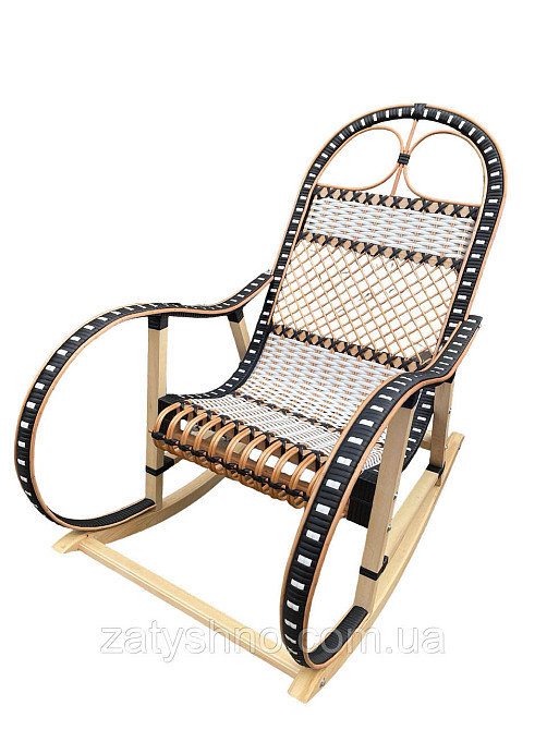 Крісло гойдалка плетена на подарунок Київ - фото 8