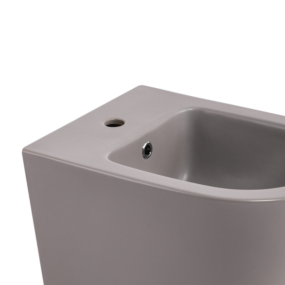 Биде подвесное Qtap Robin 515x370x350 мм, Stone grey QT13551381GSG Киев - изображение 5