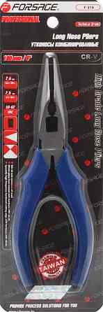 Довгогубці комбіновані 6 '' - 160мм CR-V (товщина дроту: мідь-2.5мм, сталь-2 мм), в блістері Forsage F-314 Одеса