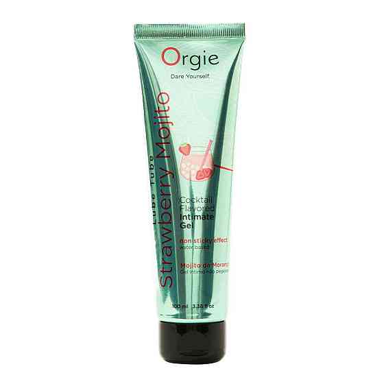 Лубрикант на водной основе Orgie Lube Tube Strawberry Mojito, 100 мл Sex Aura Киев