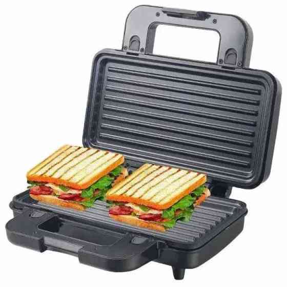 Сендвічниця 3 в 1 SK-BBQ-835 1000 Вт портативна з рівномірним нагрівом для швидкого приготування Одеса