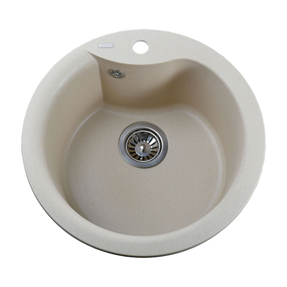 Гранітна мийка Globus Lux ORTA слонова кiстка 485 Тернополь - изображение 1