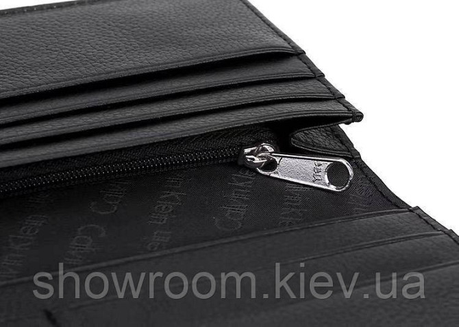 Мужской кожаный вертикальный кошелек Ск (2091) Киев - изображение 4