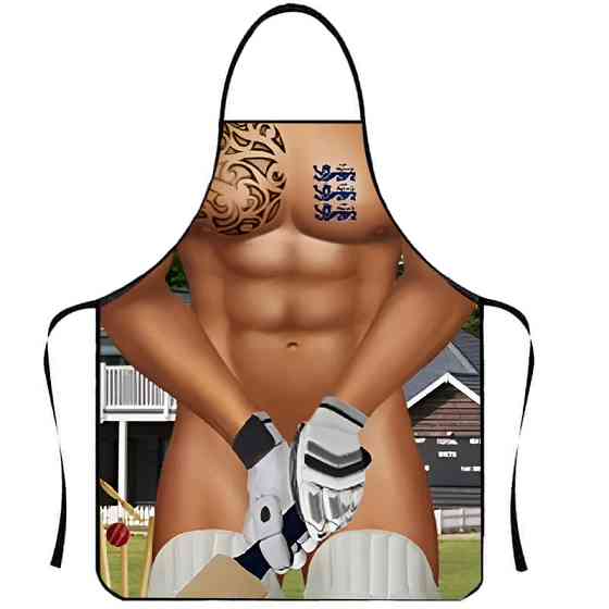 Фартух з приколом чоловік з торсом 73 на 57 см різнобарвний Київ