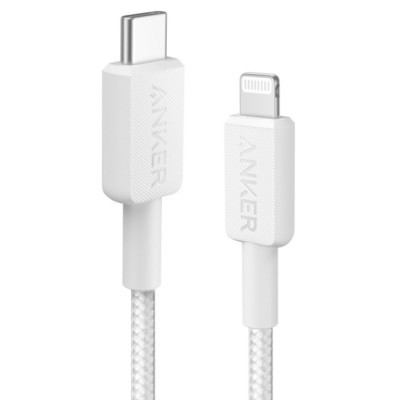 Дата кабель USB 2.0 AM to Lightning 0.9m 322 White Anker (A81B5H21/A81B5G21) Винница - изображение 1
