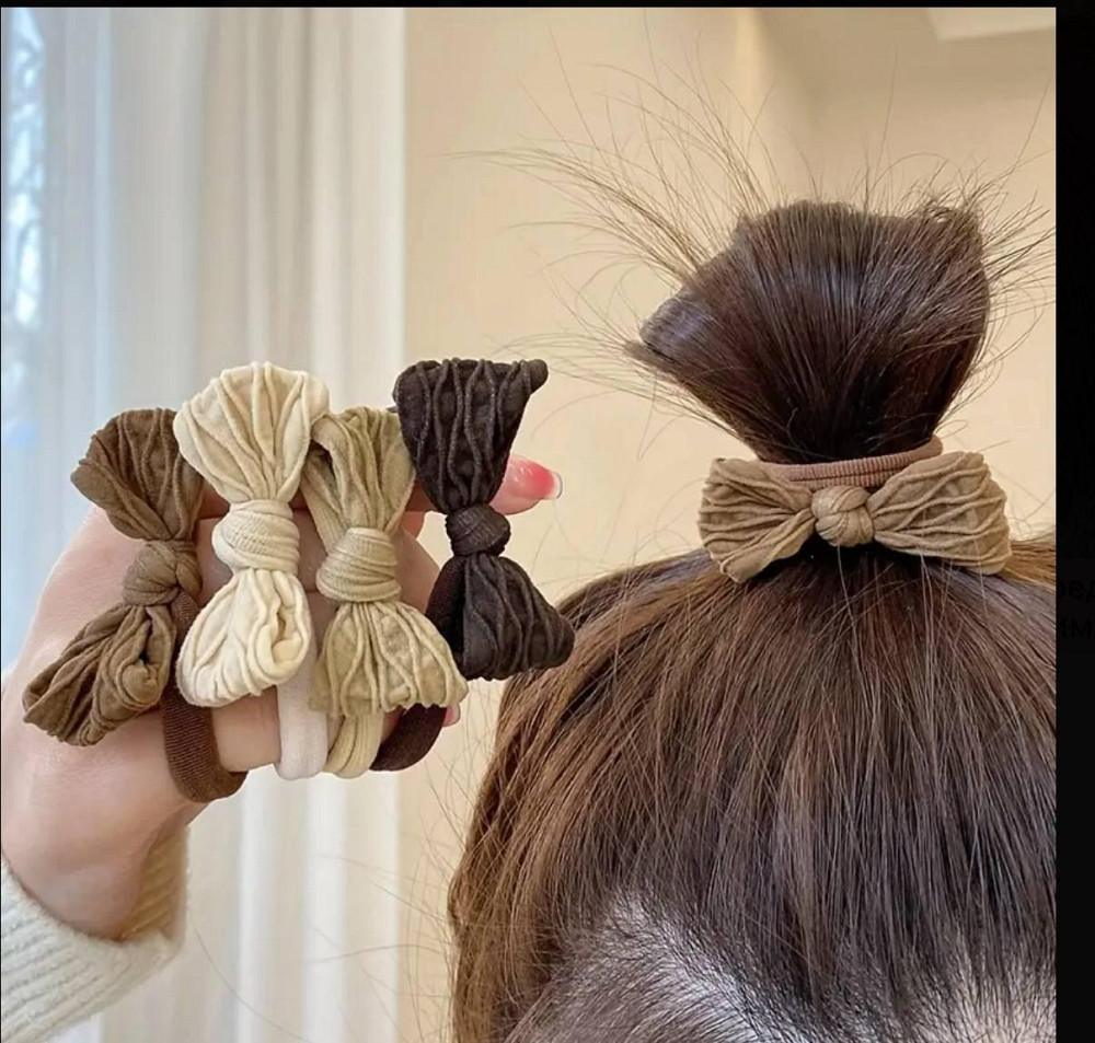 Набір резинок для волосся з бантиками, 10 штук Київ - фото 6