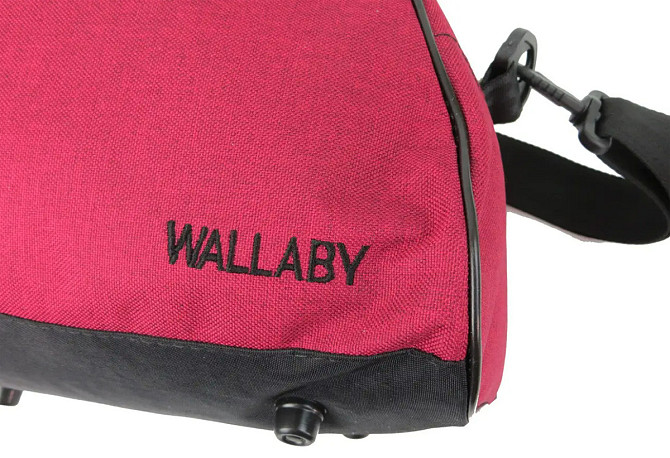 Сумка дорожная Wallaby 213 25х43 бордовая S213004 Киев - изображение 6