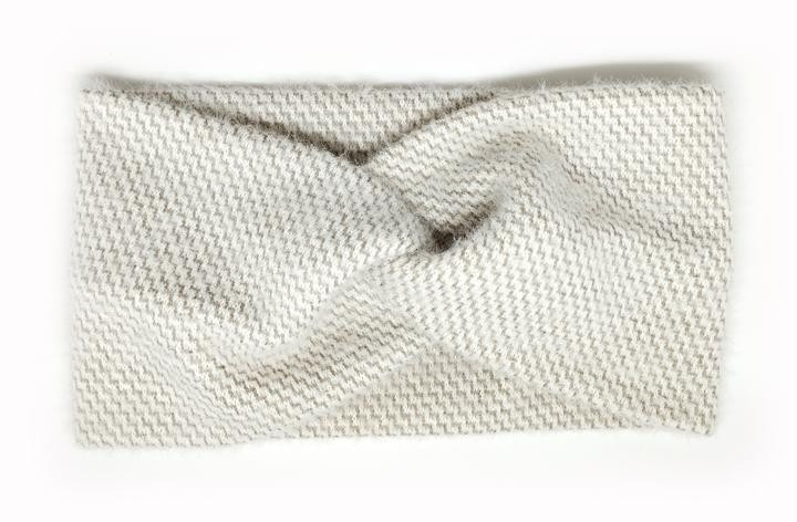 Пов'язка для волосся зимова ангорка кролик Київ - фото 1