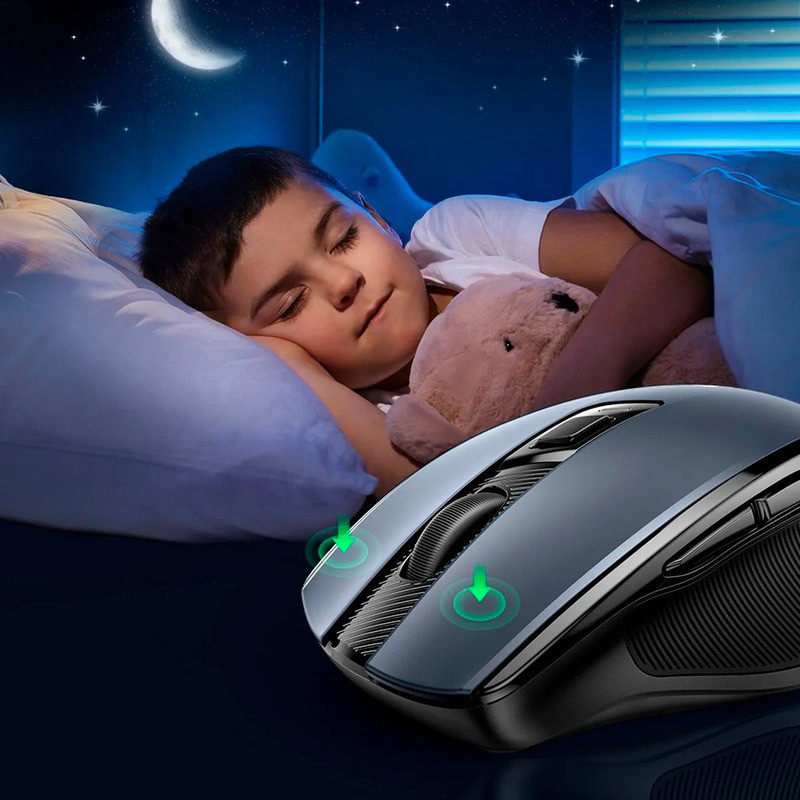 Миша бездротова Ugreen MU006 90855 4000 DPI 6 кнопок (Чорний) Николаев - изображение 8