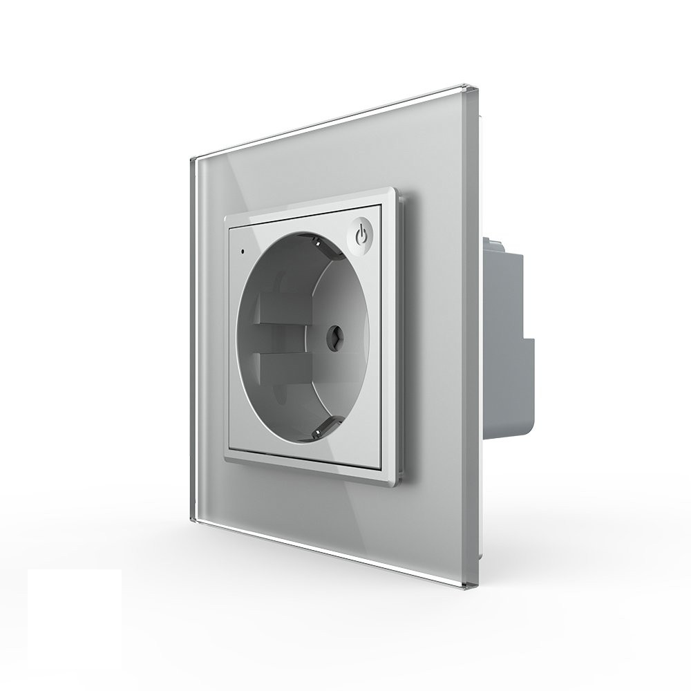 LIVOLO Розумна розетка EC з заземленням Livolo сірий (VL-M7FCTC16AZ2-2IP) Коломия - фото 10