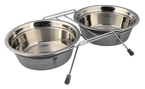 Trixie TX-25231 Підставка c мисками 0,45 л з силіконовими кільцями Вінниця - фото 1