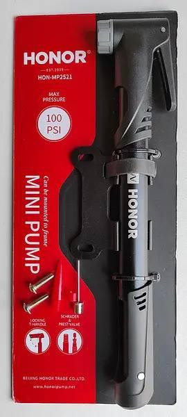 Портативный велосипедный насос с иголкой Feel Fit QT-021 Черный Бровары - изображение 2