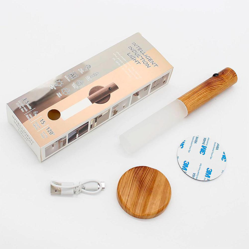 Настінний світильник з датчиком руху 18см, W-52 / Ліхтарик / Акумуляторний нічник з магнітним кріпленням Київ - фото 10