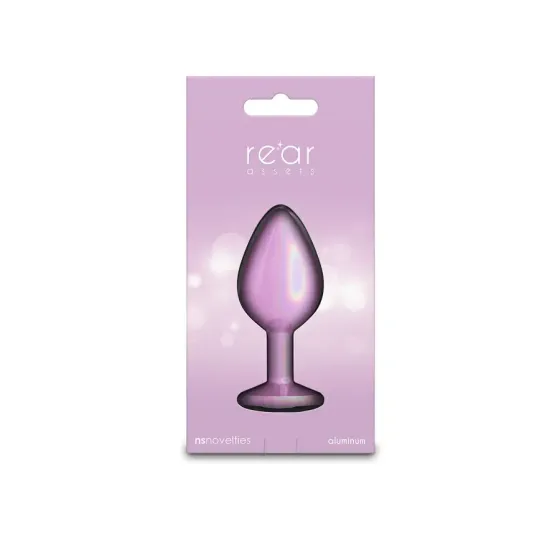 Анальна пробка NS Novelties Rear Assets - Iridescent Pink - Medium - Pink Львів