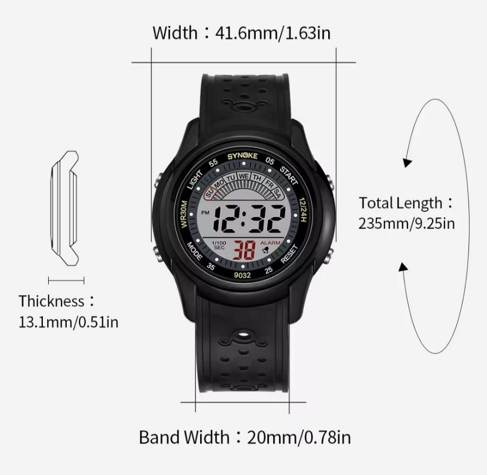 Годинник чоловічий електронний Сміла - фото 3